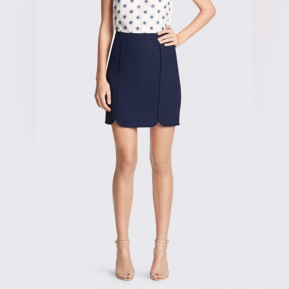 Draper James Nassau Navy ‘Margaret’ Skirt- Size 6 - Picture 2 of 9